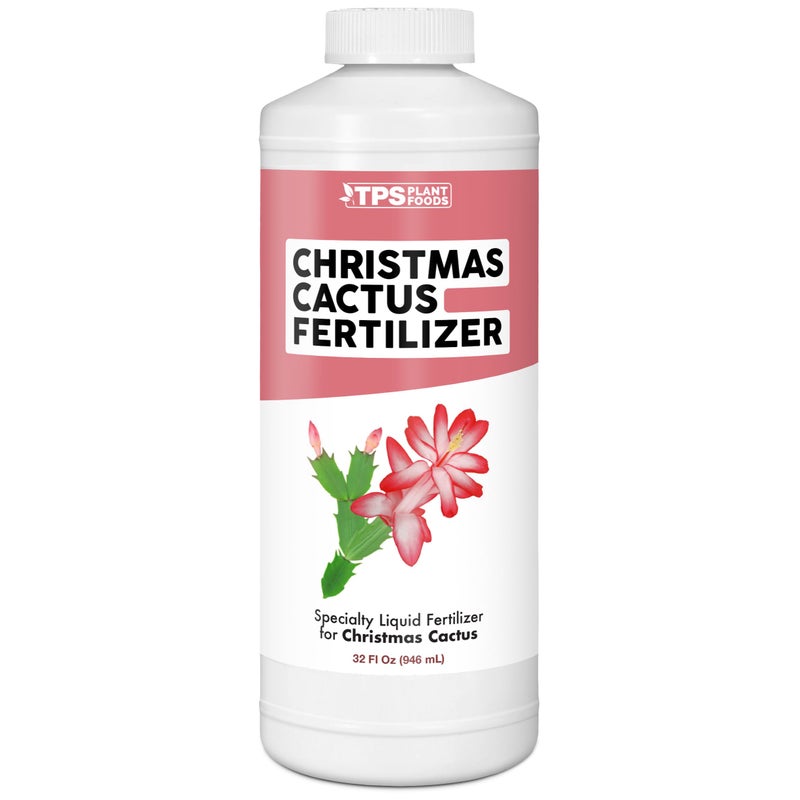 TPS NUTRIENTS سماد صبار عيد الميلاد لجميع صبار عيد الميلاد وصبار شلمبرجيرا، أغذية نباتية سائلة 32 أونصة (1 كوارت) - Image 1